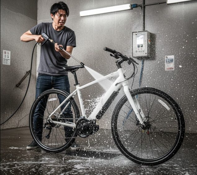 電動自転車の洗車サービスと自宅ケア